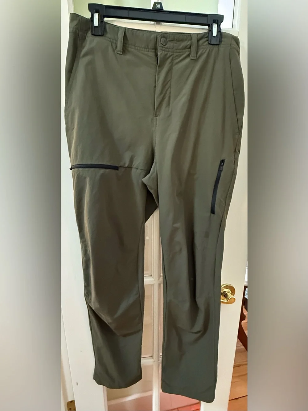 The North Face Men's New Taupe Green Basin Performance Pants Sz 32 NWOT